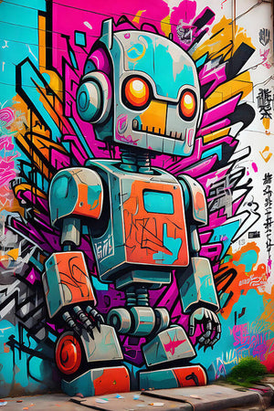 Circuit Splendor: Urban Android Mosaics, Series 10