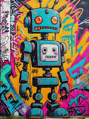 Circuit Splendor: Urban Android Mosaics, Series 7
