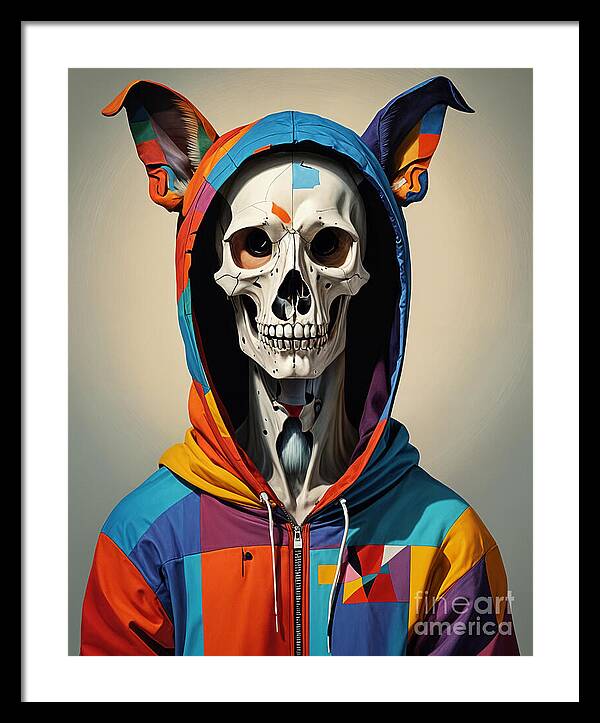 Technicolor Skull in $DOG Wrappings