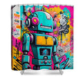 Circuit Splendor Shower Curtain by JB Studio â€” main product image