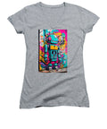 Circuit Splendor Women's V-Neck T-Shirt by JB Studio â€” main product image