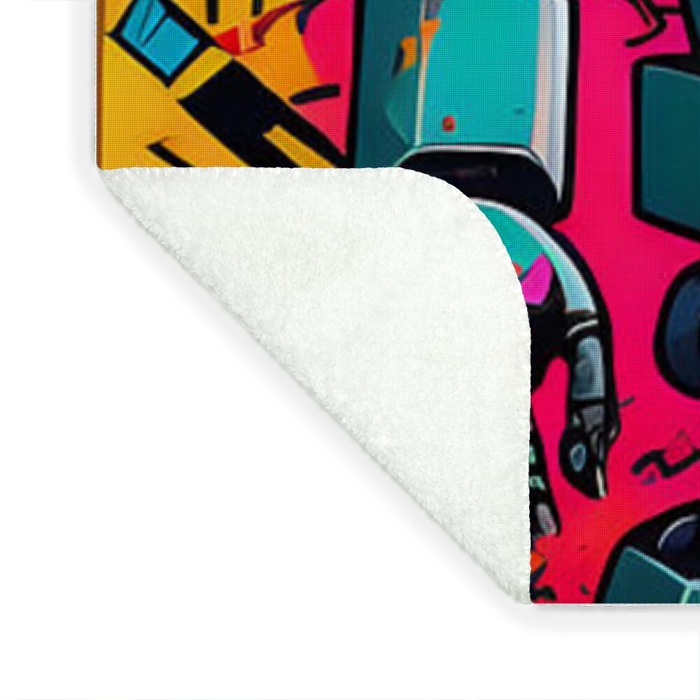 Circuit Splendor Throw Blanket by JB Studio â€” view 7