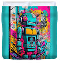 Circuit Splendor Duvet Cover by JB Studio â€” main product image