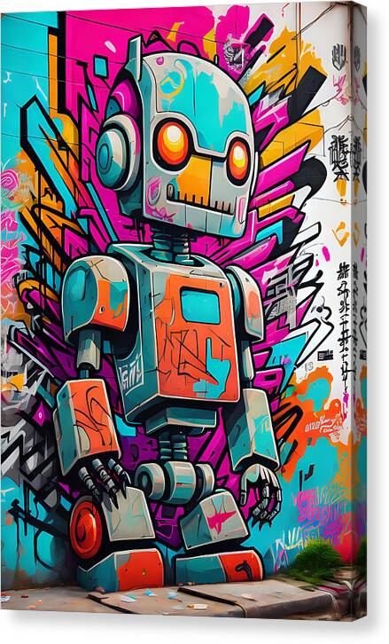 Circuit Splendor Canvas Print by JB Studio â€” main product image