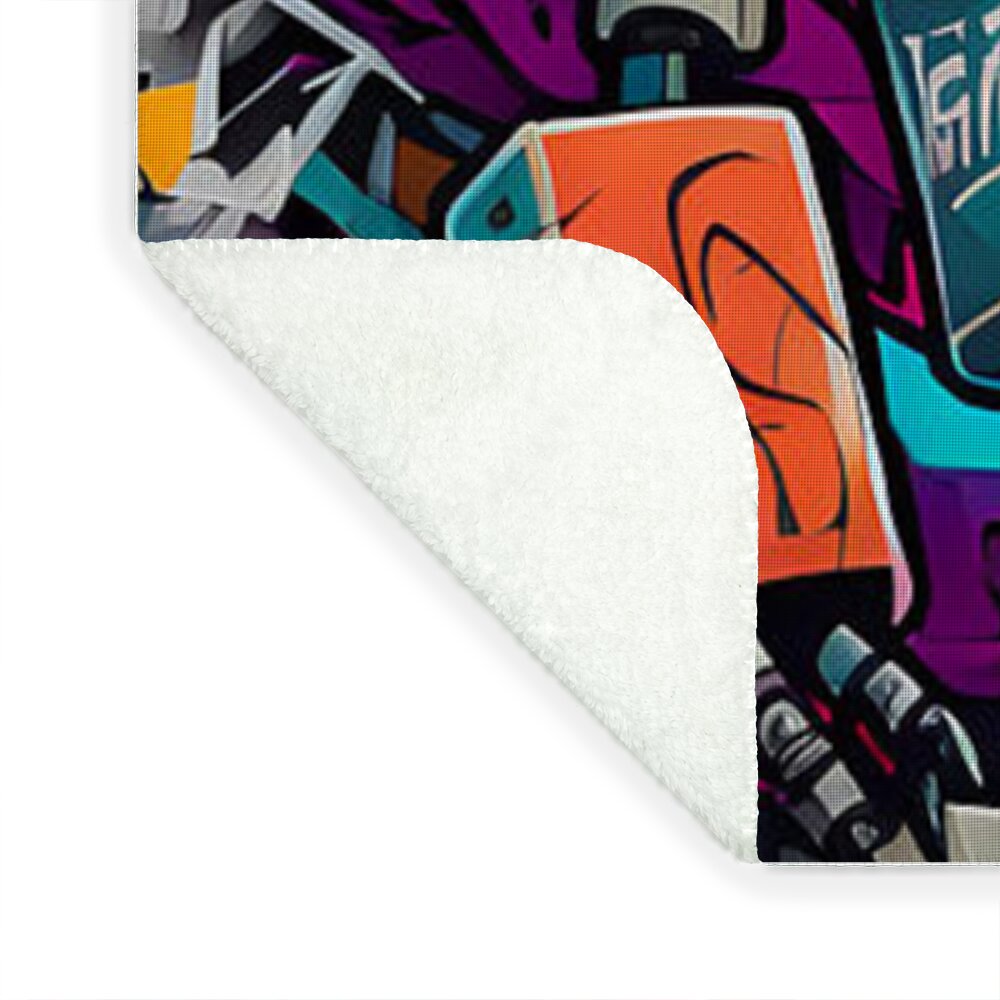 Circuit Splendor Throw Blanket by JB Studio â€” view 7