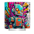 Circuit Splendor Shower Curtain by JB Studio â€” main product image