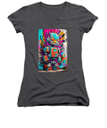 Circuit Splendor Women's V-Neck T-Shirt by JB Studio â€” main product image