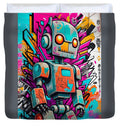 Circuit Splendor Duvet Cover by JB Studio â€” main product image