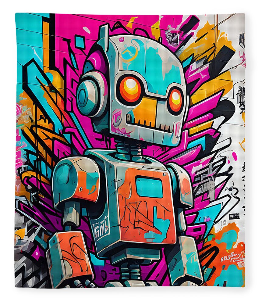 Circuit Splendor Throw Blanket by JB Studio â€” main product image