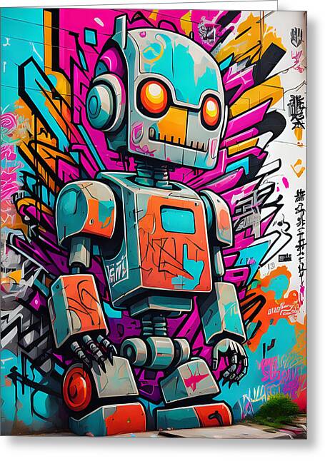 Circuit Splendor Greeting Card by JB Studio â€” main product image