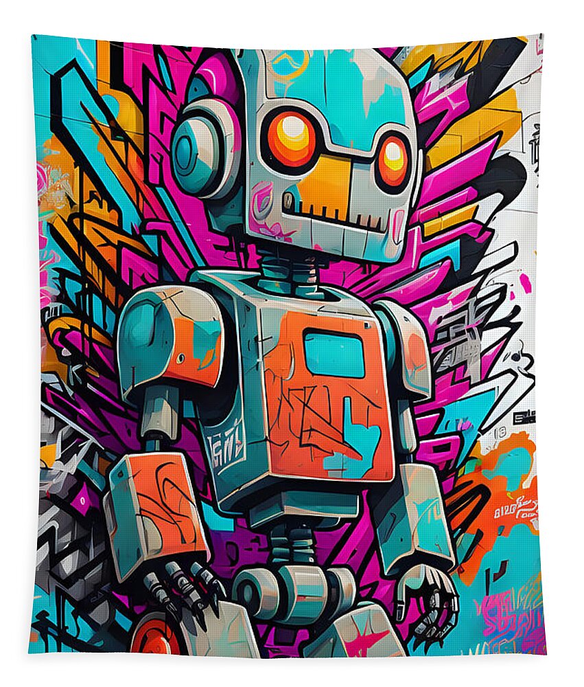 Circuit Splendor Wall Tapestry by JB Studio â€” main product image