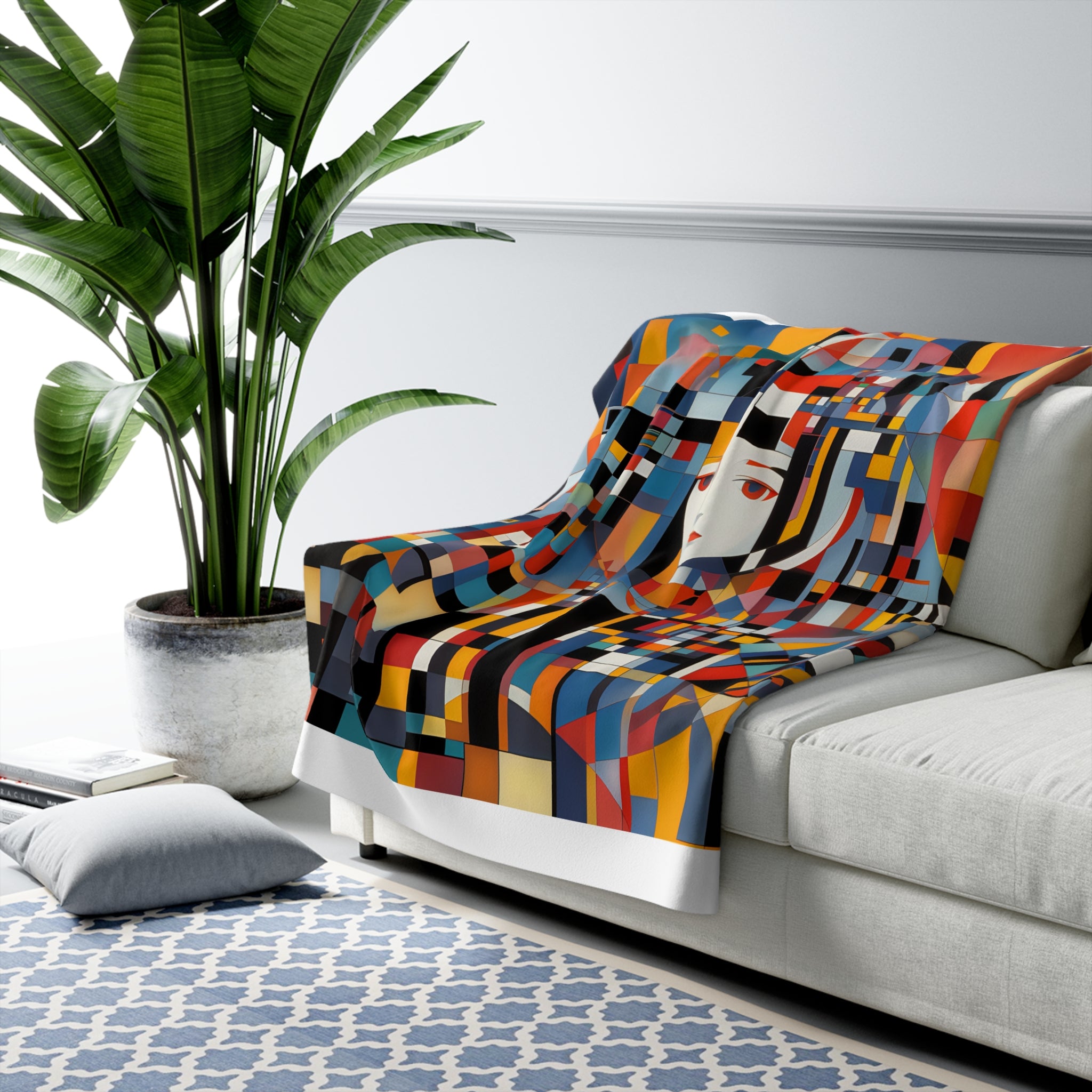 Abstract Reverie Fleece Blanket by JB Studio â€” view 5