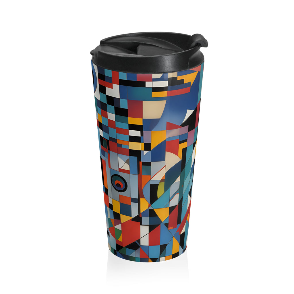 Abstract Reverie Mug by JB Studio â€” close-up detail of artwork