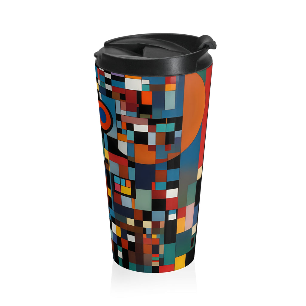 Abstract Reverie Mug by JB Studio â€” close-up detail of artwork
