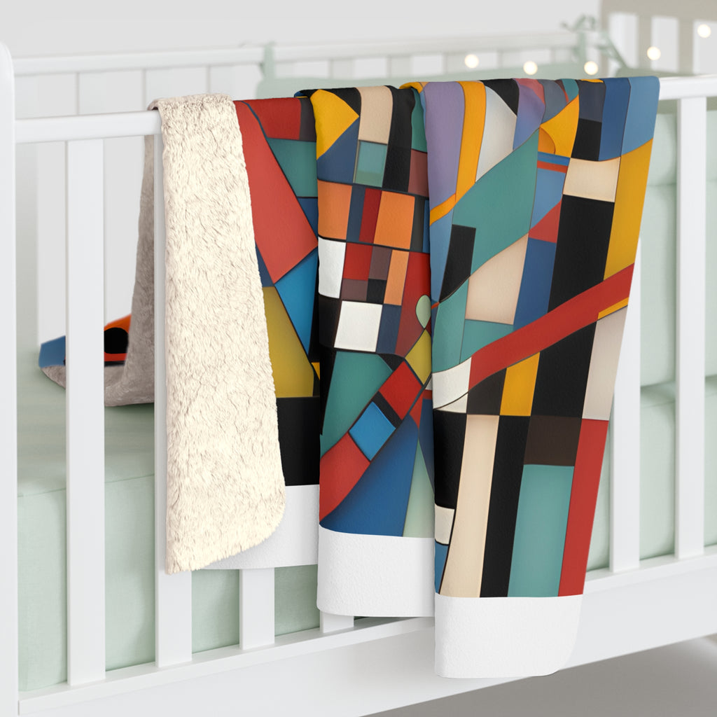 Abstract Reverie Fleece Blanket by JB Studio â€” view 6
