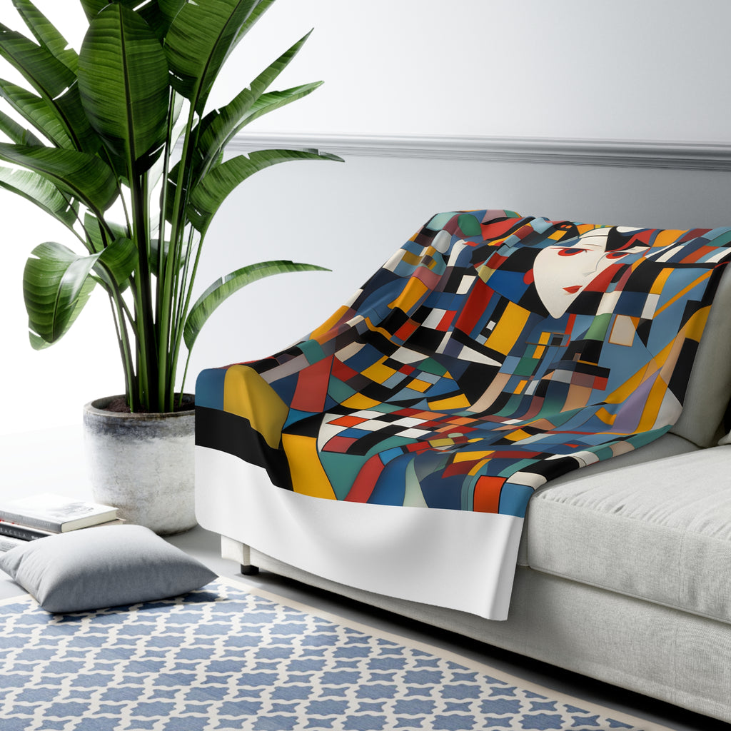 Abstract Reverie Fleece Blanket by JB Studio â€” view 8