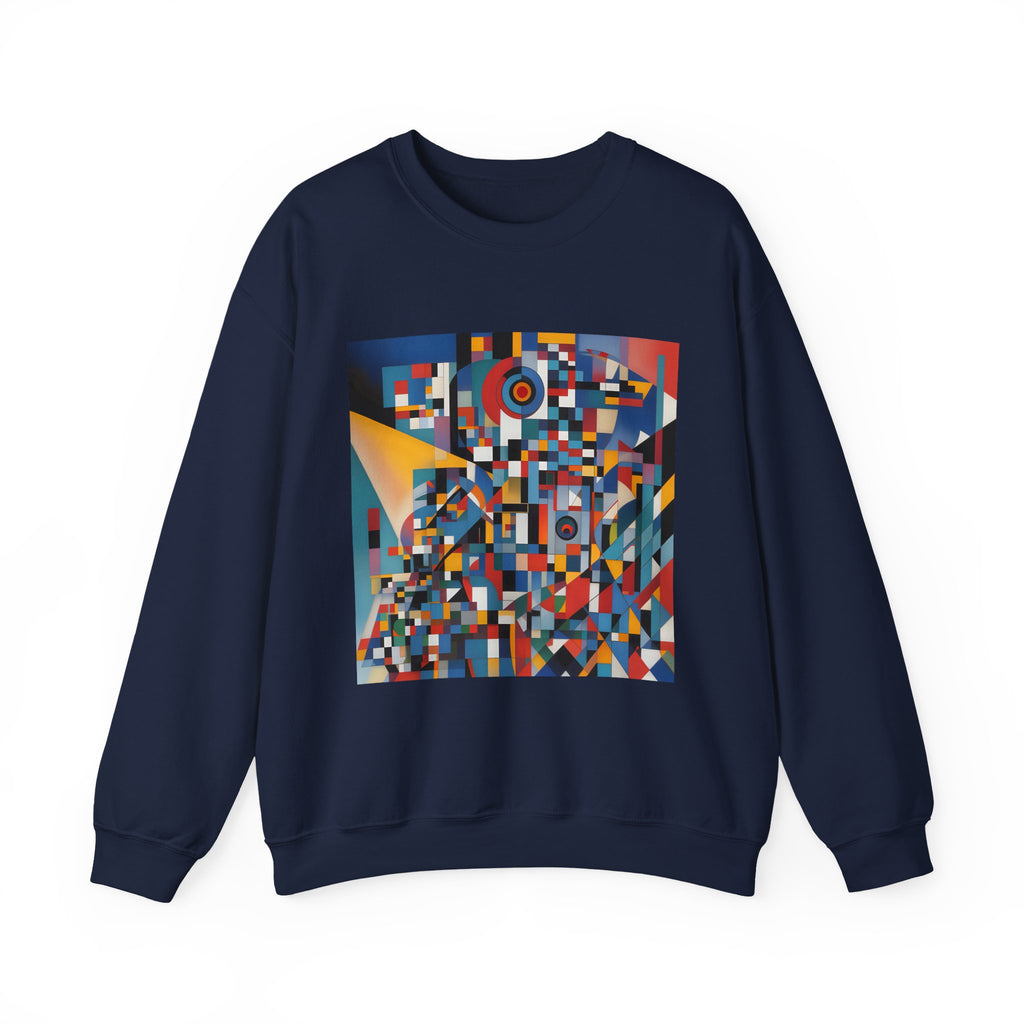 Abstract Reverie Sweatshirt by JB Studio â€” close-up detail of artwork