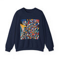 Abstract Reverie Sweatshirt by JB Studio â€” close-up detail of artwork