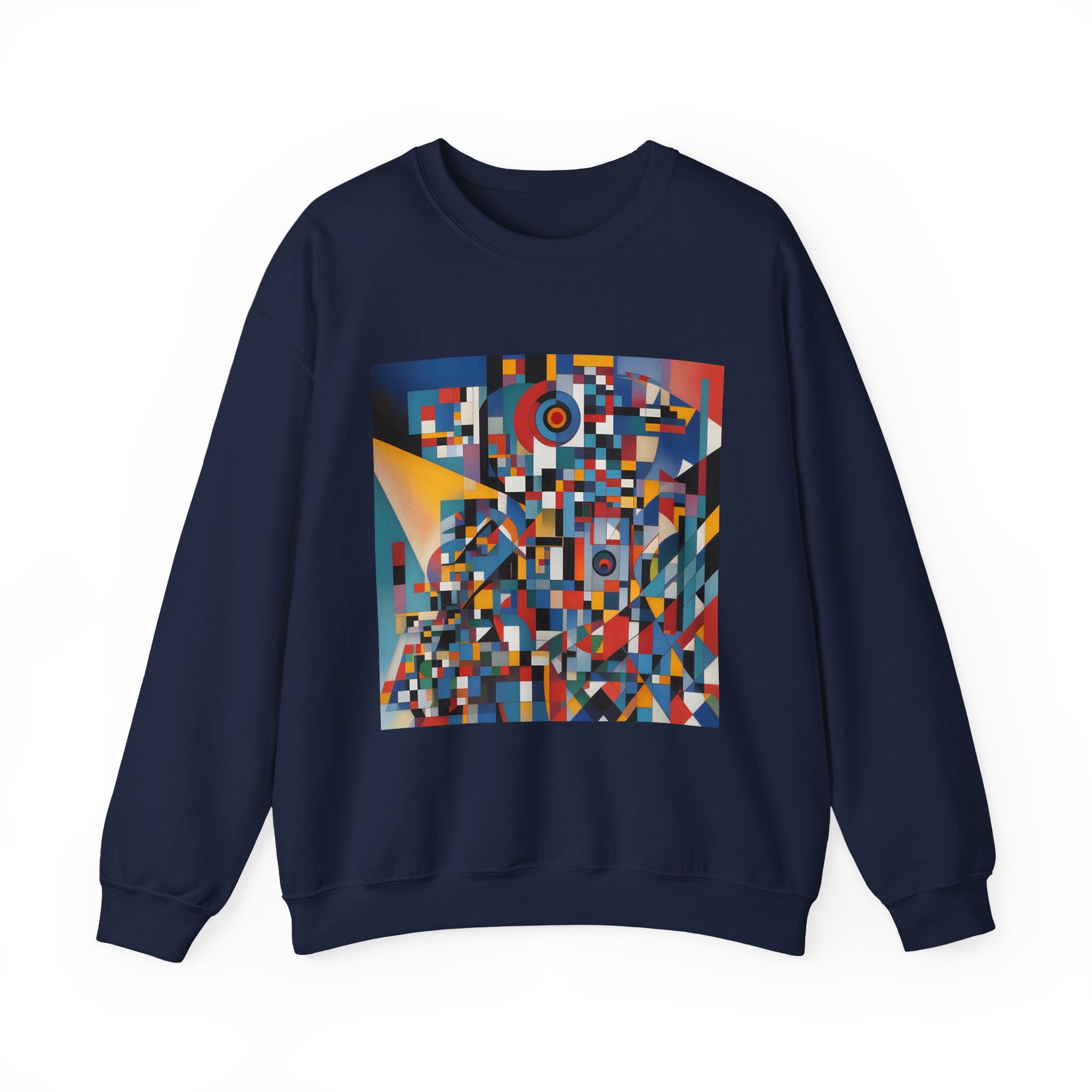 Abstract Reverie Sweatshirt by JB Studio â€” close-up detail of artwork