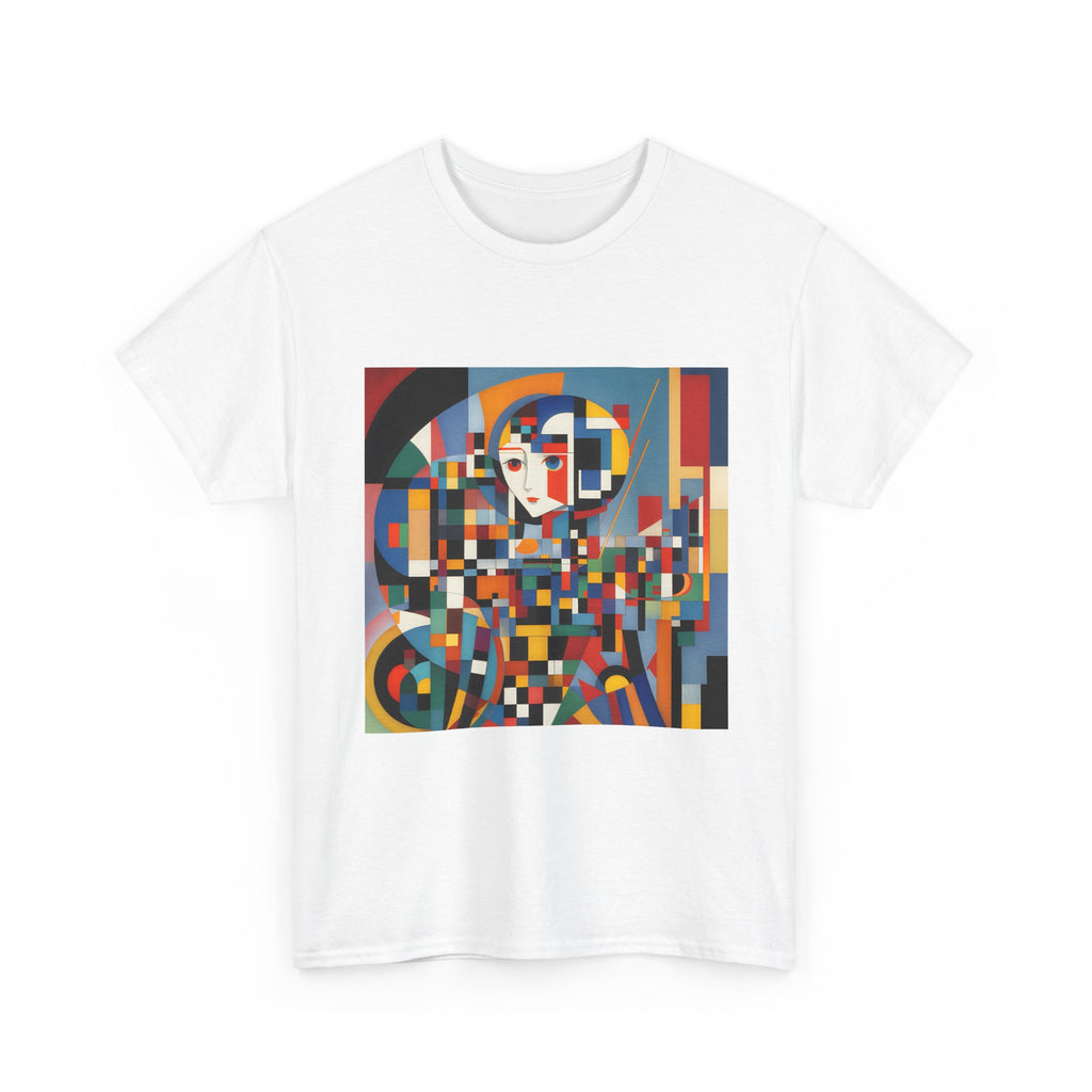 Abstract Reverie T-Shirt by JB Studio â€” close-up detail of artwork