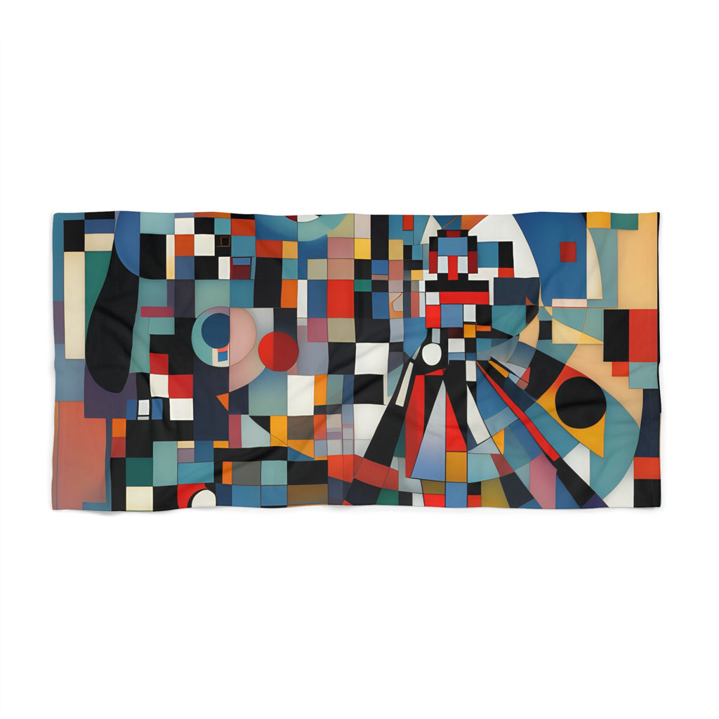 Abstract Reverie Beach Towel by JB Studio â€” main product image