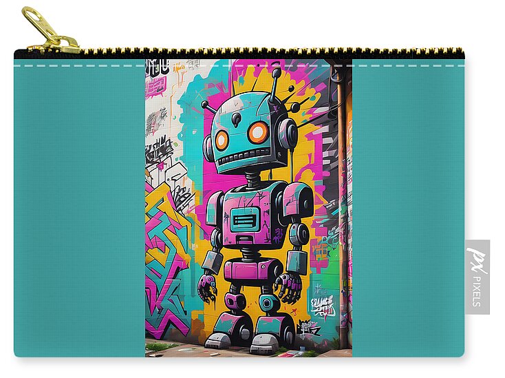Circuit Splendor Zip Pouch by JB Studio â€” main product image