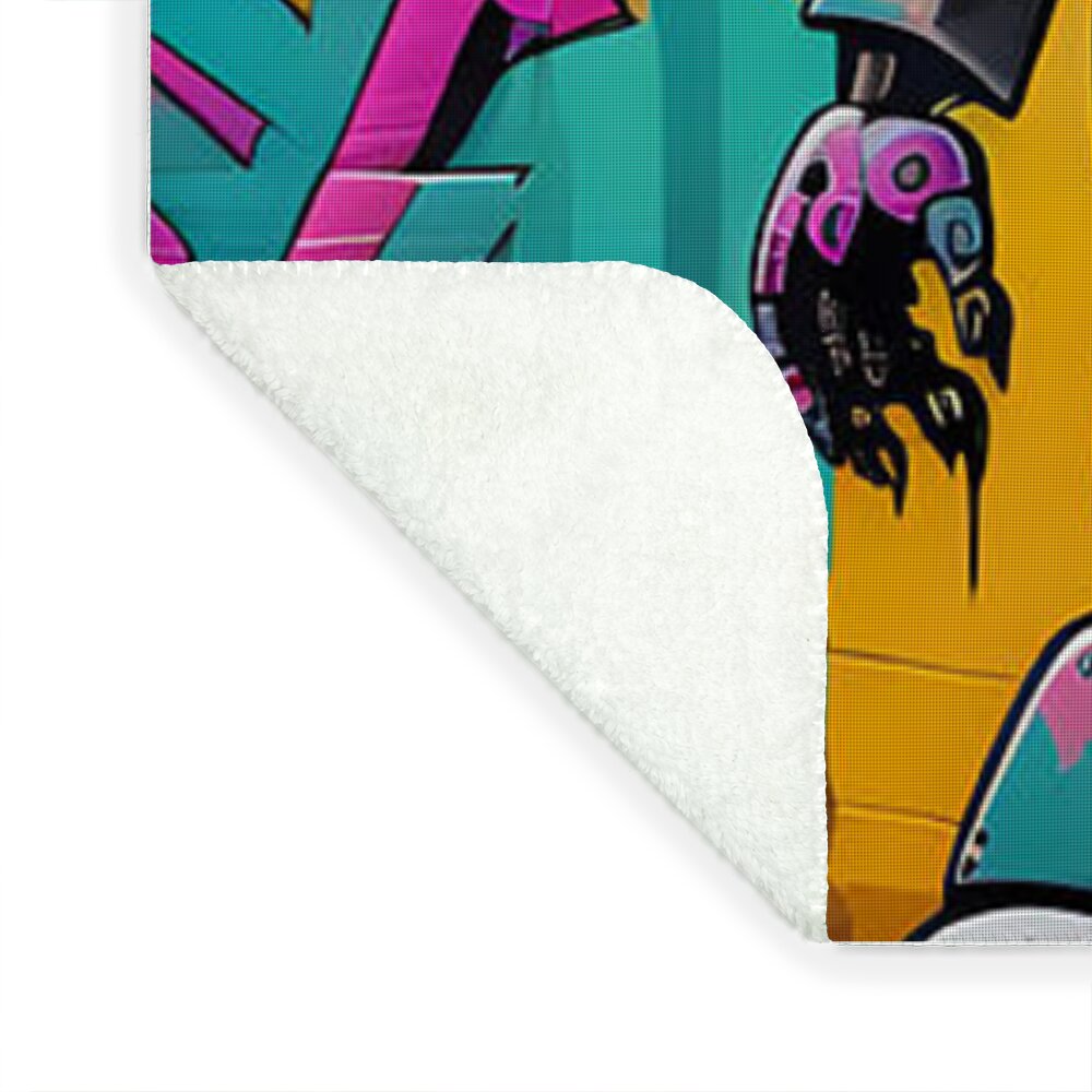 Circuit Splendor Throw Blanket by JB Studio â€” view 7