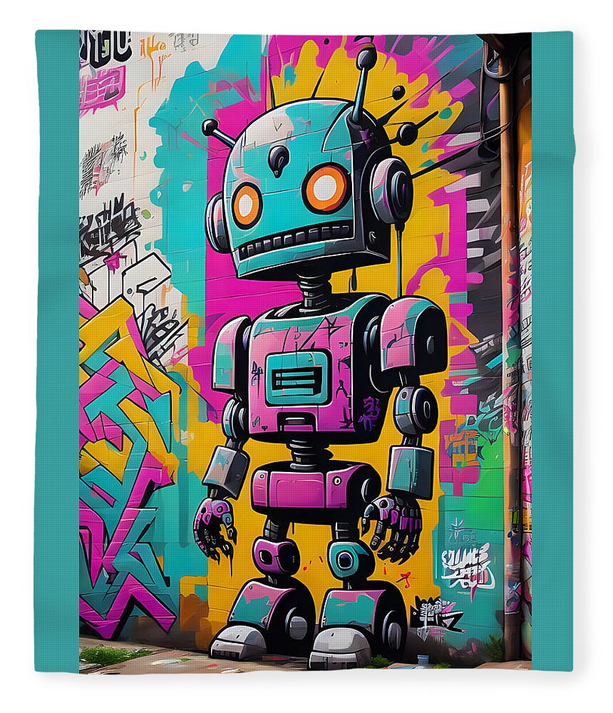 Circuit Splendor Throw Blanket by JB Studio â€” main product image