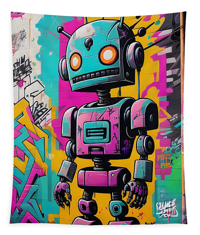 Circuit Splendor Wall Tapestry by JB Studio â€” main product image
