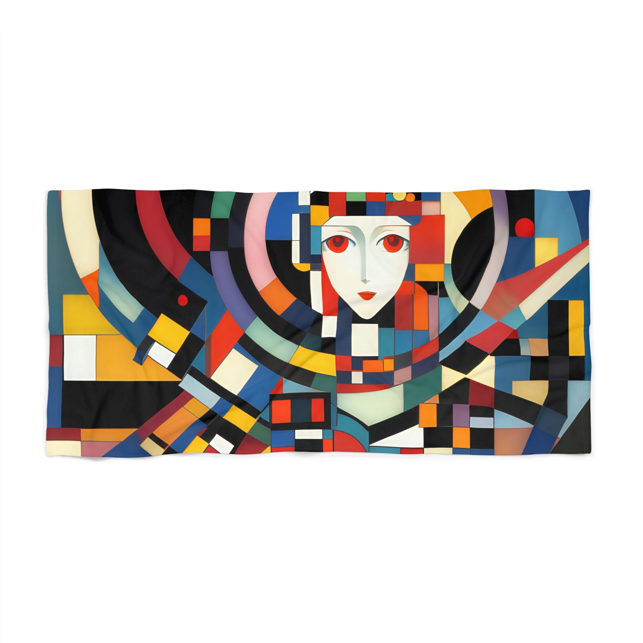 Abstract Reverie Beach Towel by JB Studio â€” main product image