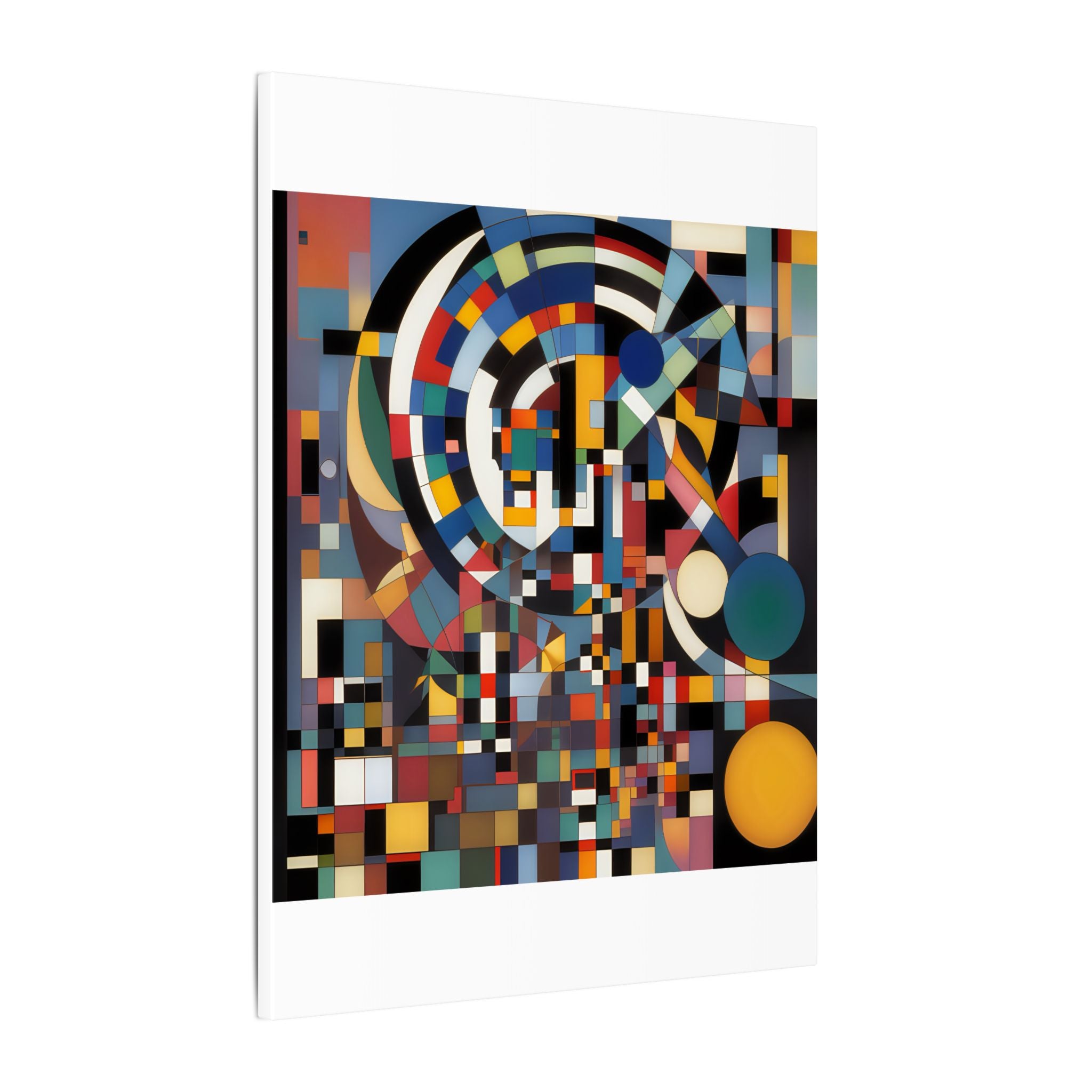 Abstract Reverie #9 gallery-wrapped canvas print â€” color wave abstract in indigo and rose, JB Studio â€” view 134