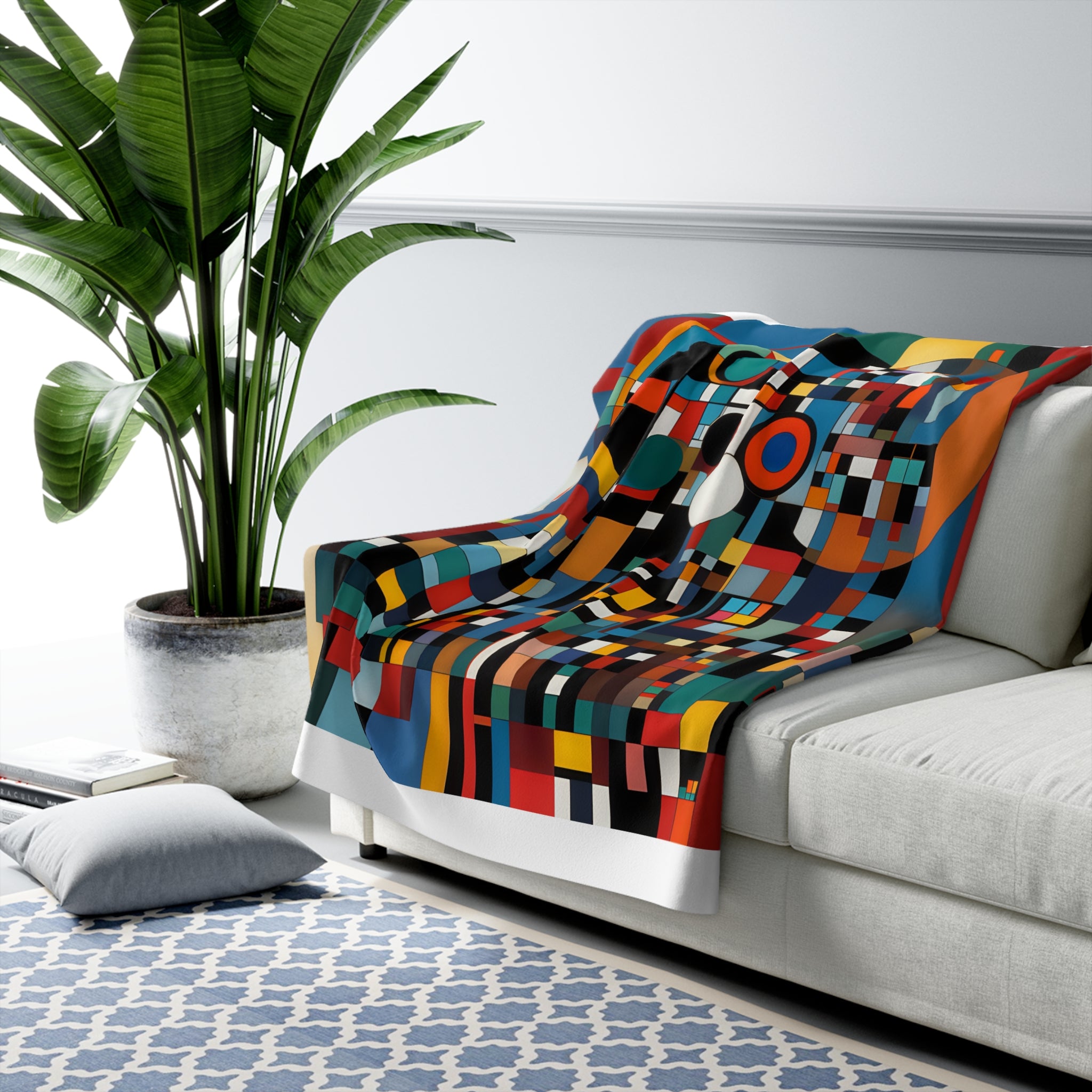 Abstract Reverie Fleece Blanket by JB Studio â€” view 5