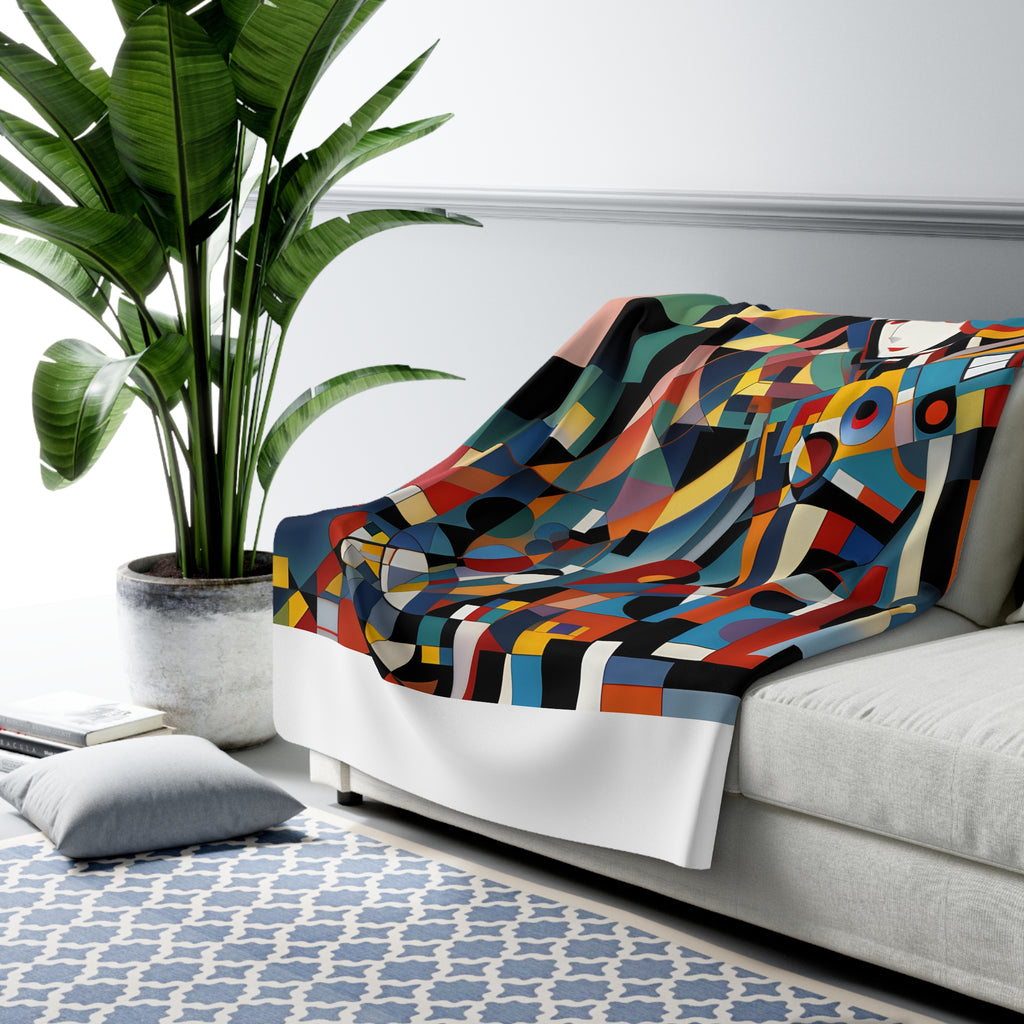 Abstract Reverie Fleece Blanket by JB Studio â€” view 8