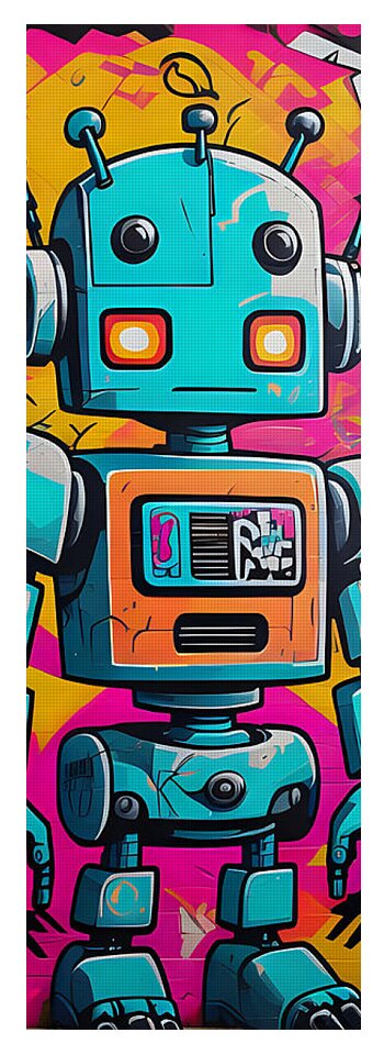 Circuit Splendor Yoga Mat by JB Studio â€” alternate angle view