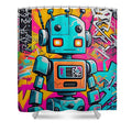 Circuit Splendor Shower Curtain by JB Studio â€” main product image