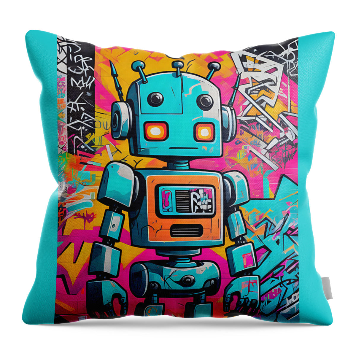 Circuit Splendor Throw Pillow by JB Studio â€” main product image