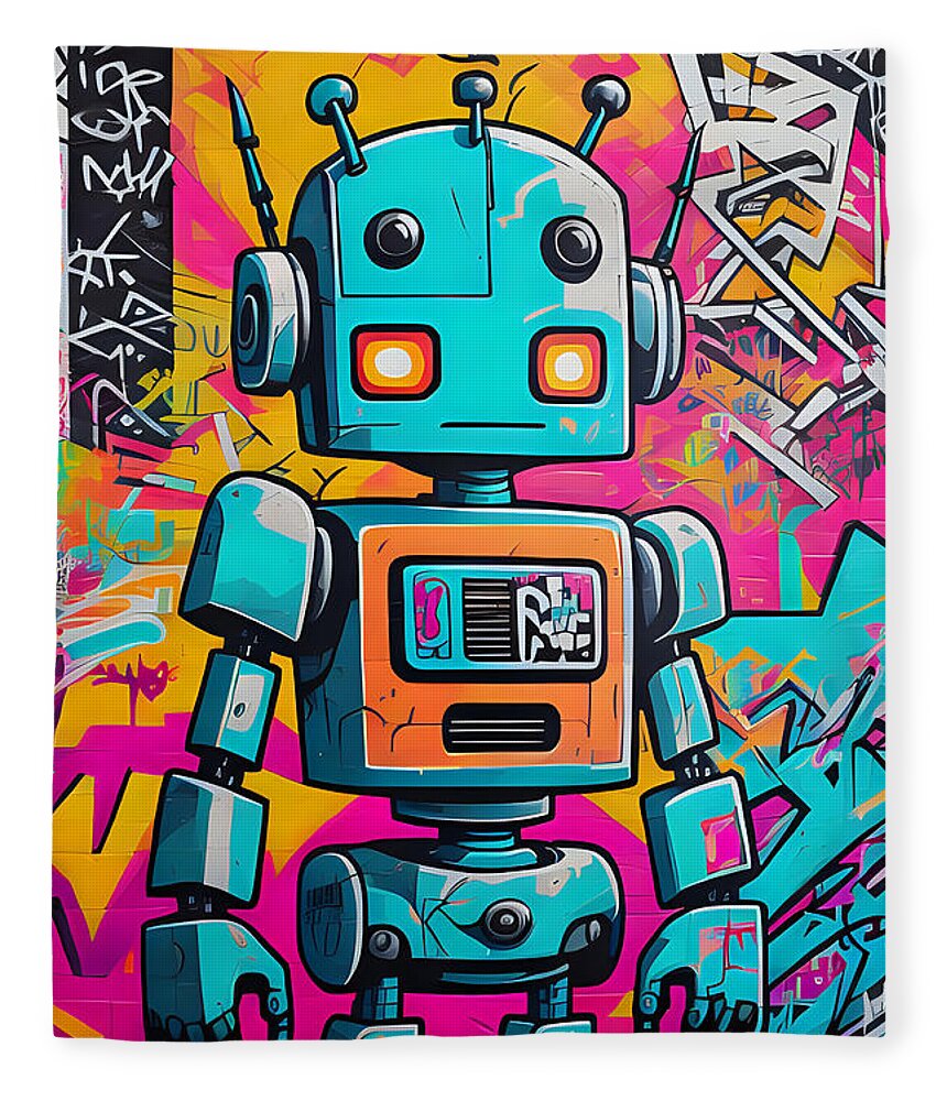 Circuit Splendor Throw Blanket by JB Studio â€” main product image