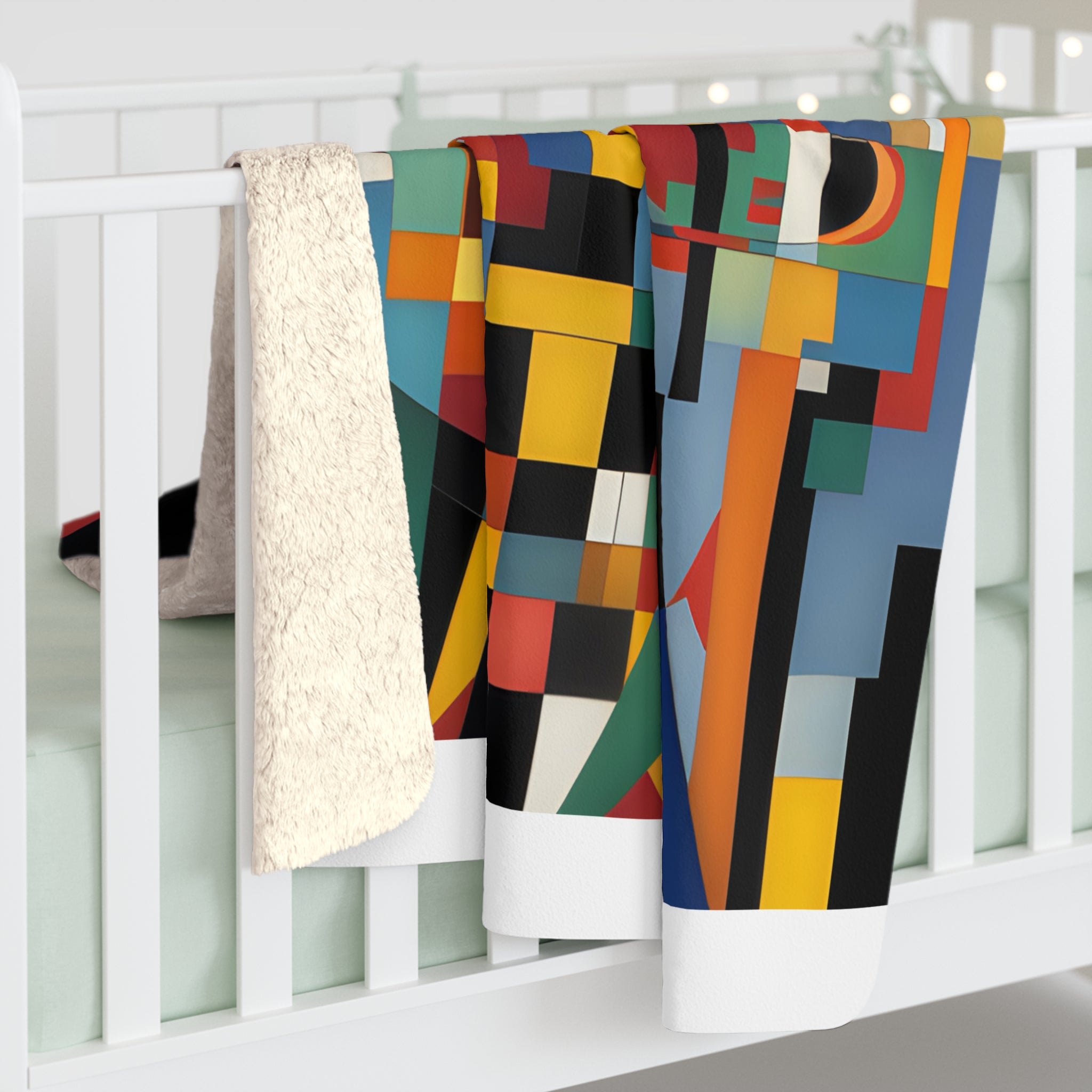 Abstract Reverie Fleece Blanket by JB Studio â€” view 6