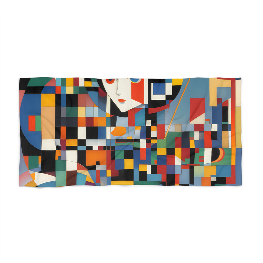 Abstract Reverie Beach Towel by JB Studio â€” main product image