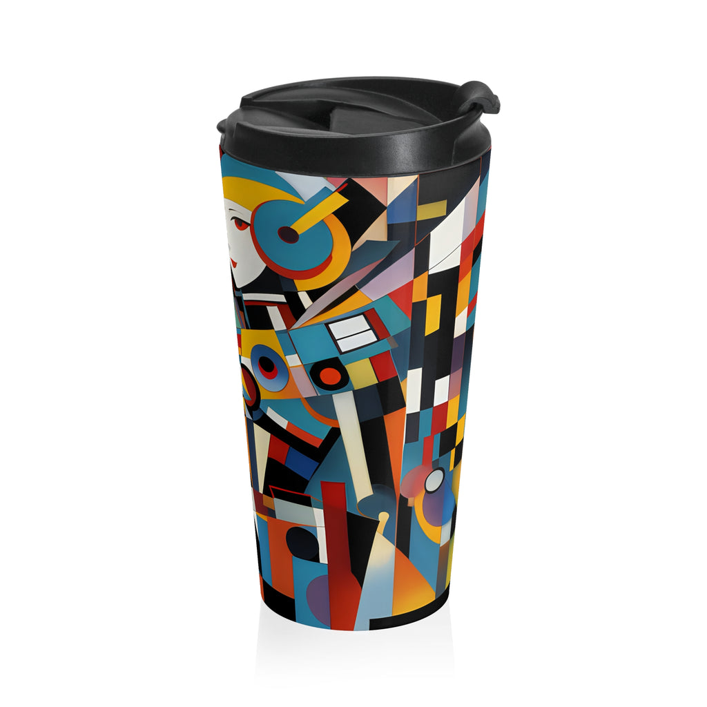 Abstract Reverie Mug by JB Studio â€” close-up detail of artwork
