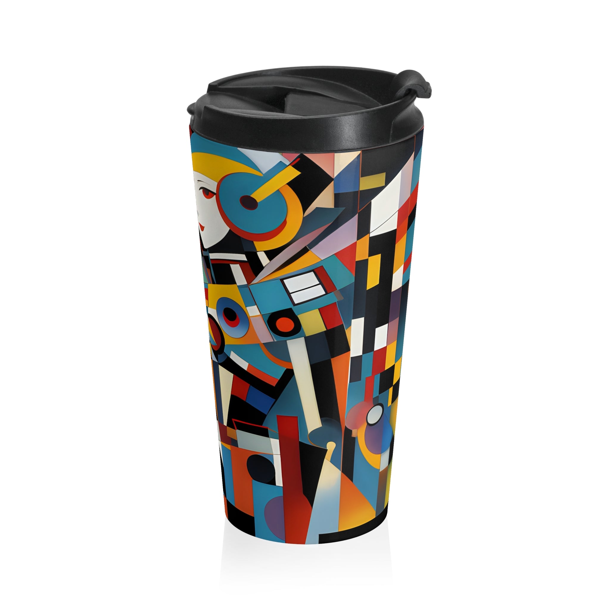 Abstract Reverie Mug by JB Studio â€” close-up detail of artwork