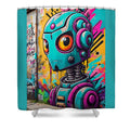 Circuit Splendor Shower Curtain by JB Studio â€” main product image