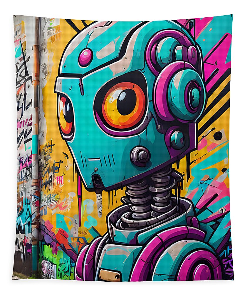 Circuit Splendor Wall Tapestry by JB Studio â€” main product image