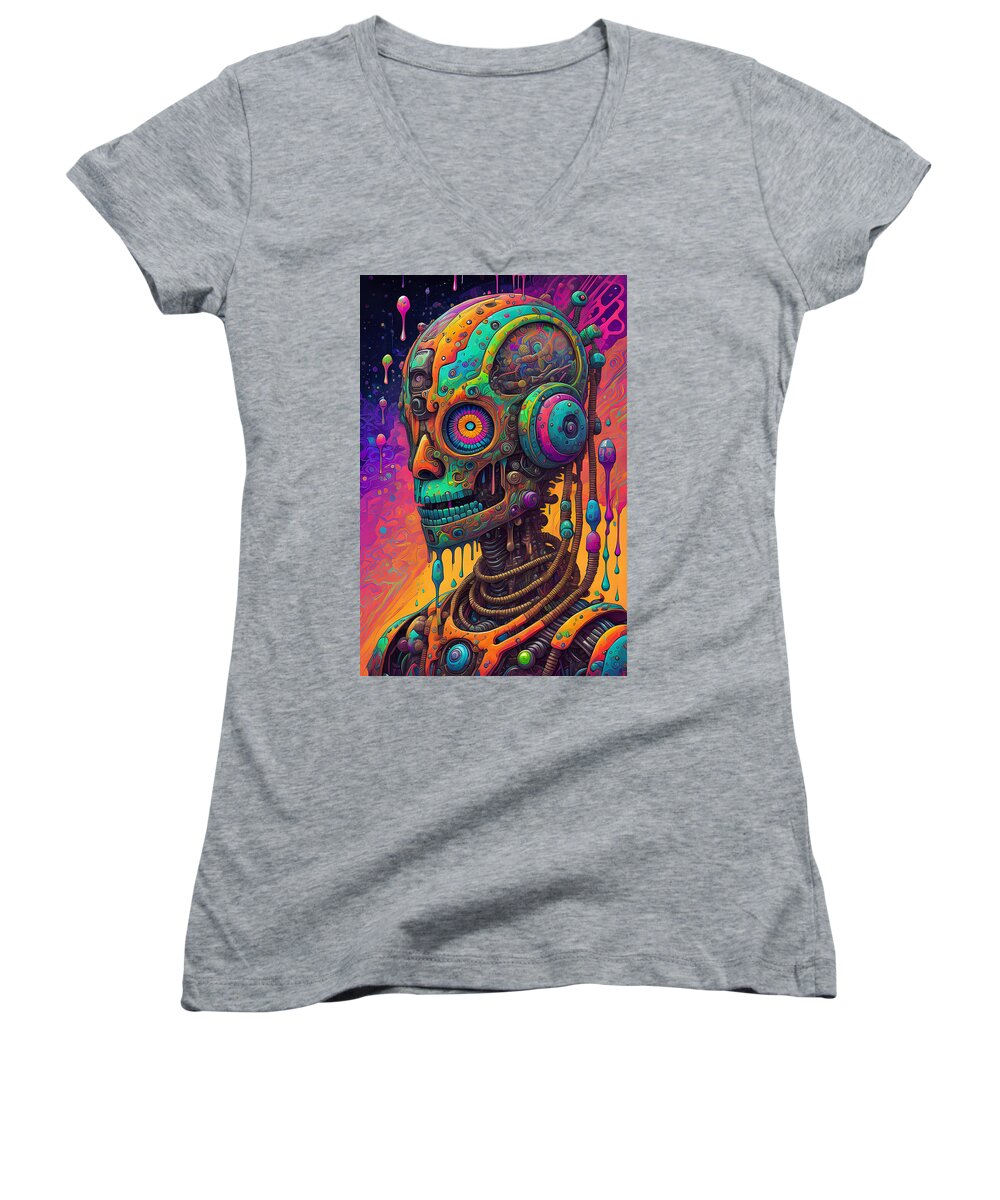 One 14 Women's V-Neck T-Shirt by JB Studio â€” main product image