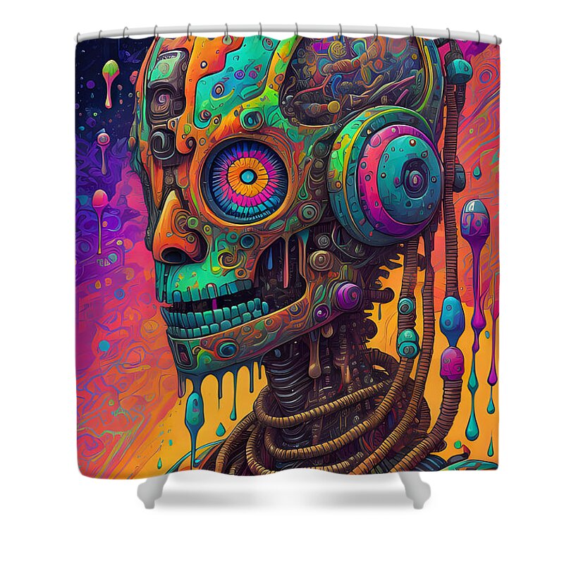 One 14 Shower Curtain by JB Studio â€” main product image