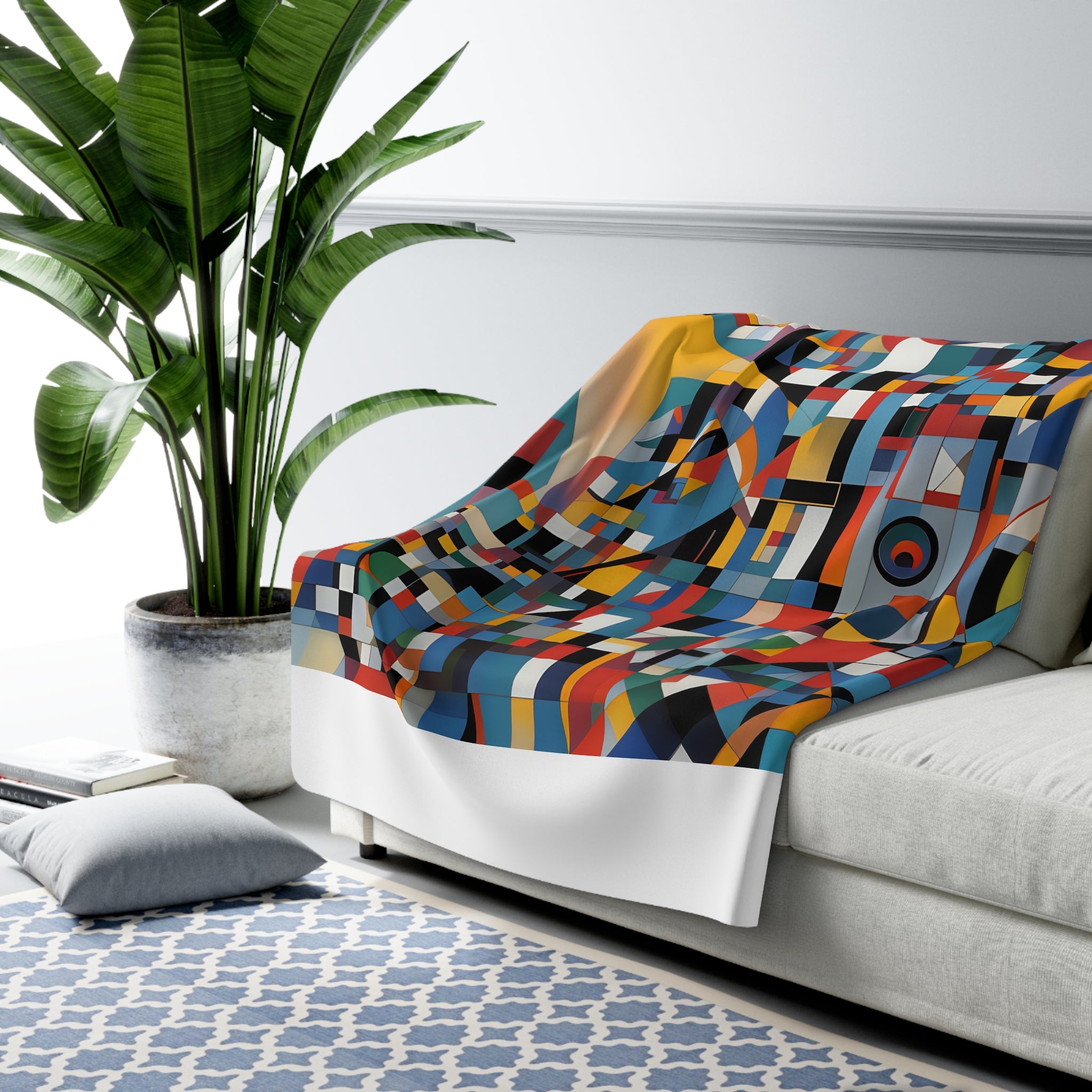 Abstract Reverie Fleece Blanket by JB Studio â€” view 8