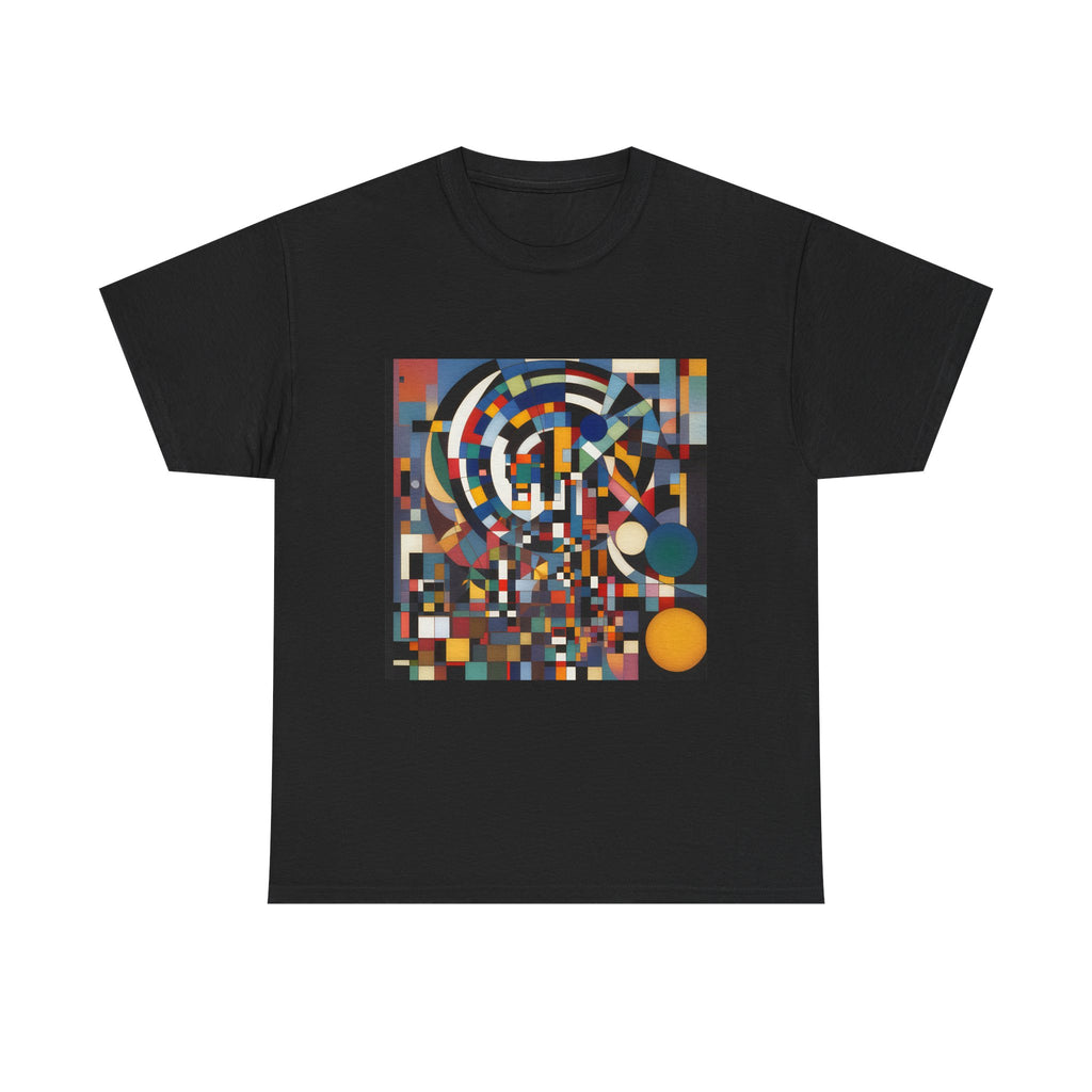 Abstract Reverie #9 graphic tee â€” color-saturated abstract swirl print on unisex cotton, JB Studio â€” view 10
