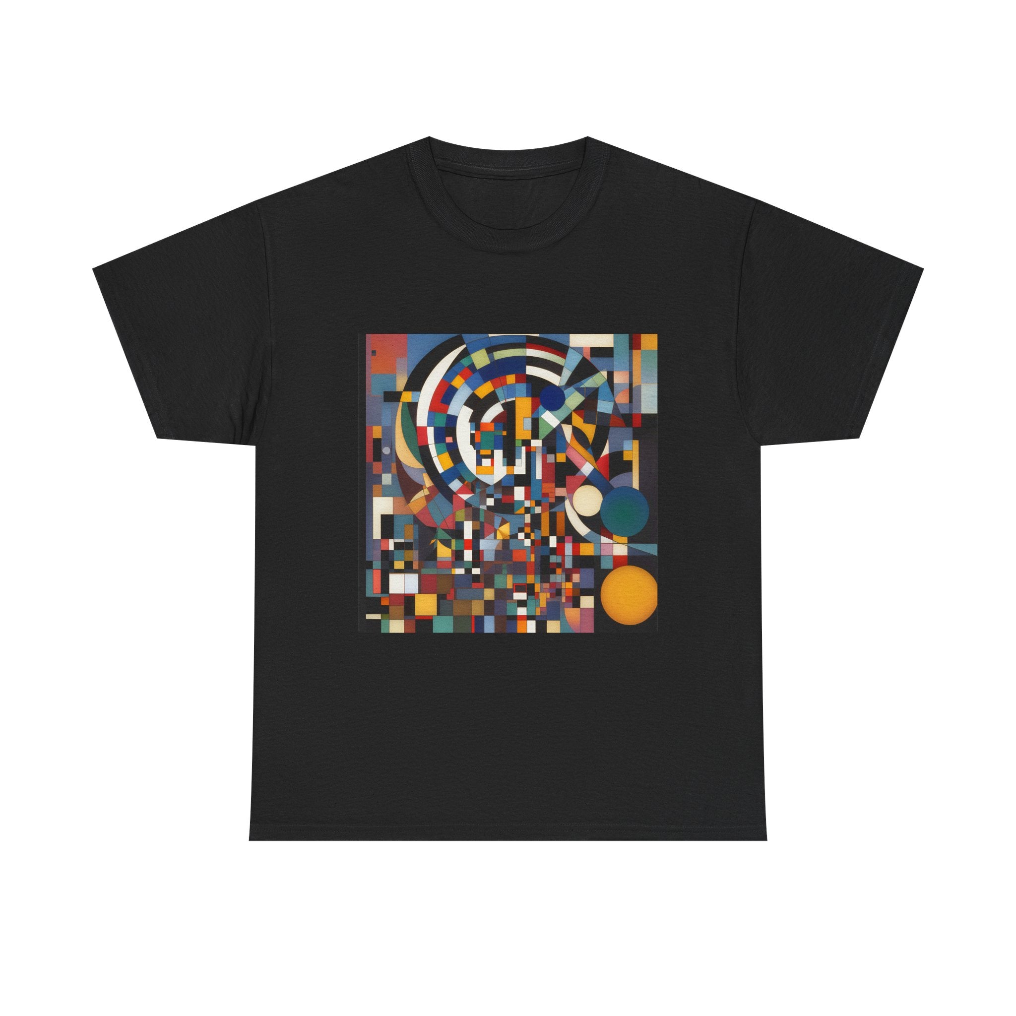 Abstract Reverie #9 graphic tee â€” color-saturated abstract swirl print on unisex cotton, JB Studio â€” view 10