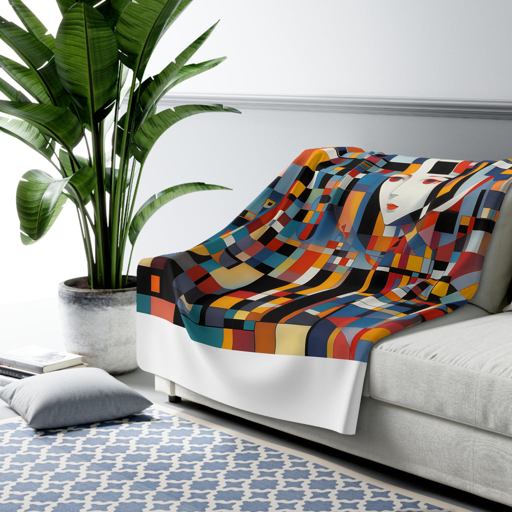 Abstract Reverie Fleece Blanket by JB Studio â€” view 8