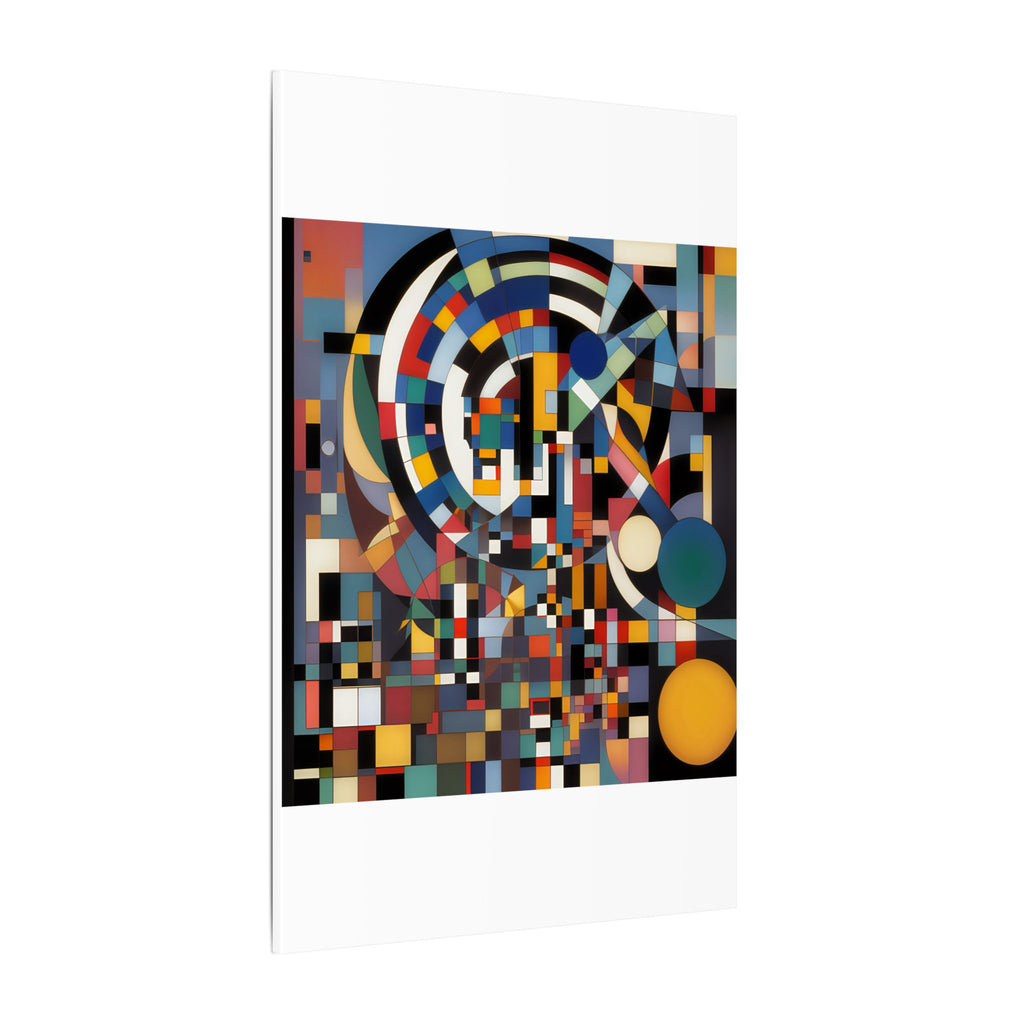 Abstract Reverie #9 gallery-wrapped canvas print â€” color wave abstract in indigo and rose, JB Studio â€” view 215